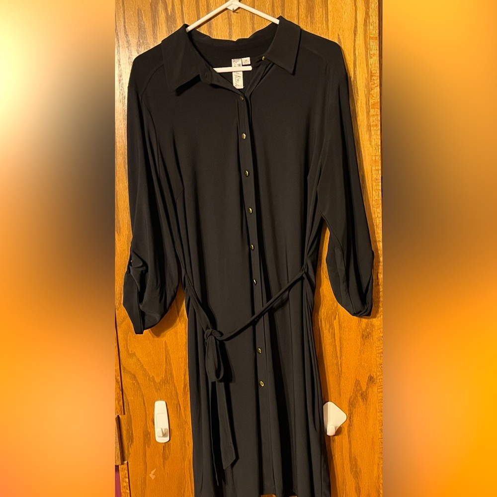 Emma & Michele Button Down Dress
